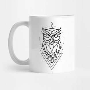 Linework owl design Mug
